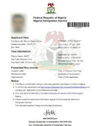 Nigeria Visa Application: Processing Fees ,Requirements And Time